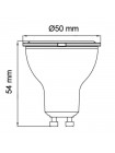 Світлодіодна лампа CONVEX-8 8W GU10 6400К HOROZ ELECTRIC 001-064-0008-010