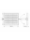 LED прожектор автономний VIDEX 600Lm 5000K Сенсорний (VLE-FSO-205-S) VLE-FSO-205-S - 542354