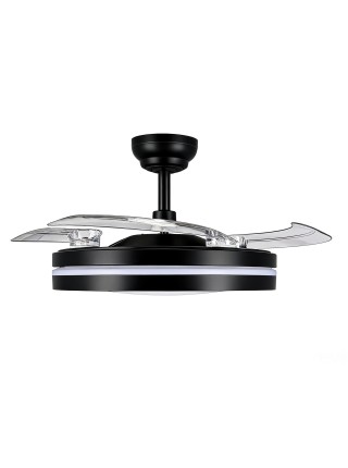 LED Світильник з вентилятором VIDEX CLF06 60W 3000K-4200K-6000K Black VL-CLF06-60CB - 489935