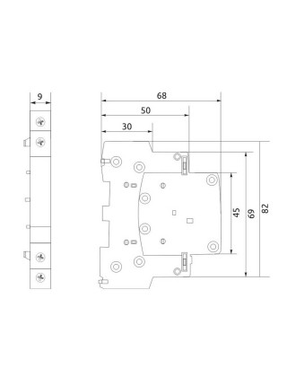 Контакт додатковий MF/AX11 1NO+1NC для MCF3 ( MF/AX11 )