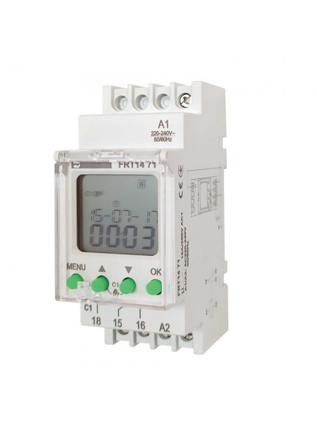 Одноканальне цифрове тижневе реле FRT14 71 220V Промфактор ( FRT14 71 )
