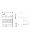 Перемикач навантаження 4p 63А 1-0-2 FSD2 Промфактор ( FSD24063 )