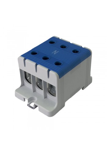 Клемник на DIN-рейку FT1095N 3P,Cu:16-95 / Al:16-95 мм2, синій Промфактор ( FT1095N3 )