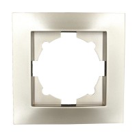 Рамка ELBI VEGA Silverline титан 1-на (510-011400-271)