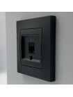 Розетка EL-BI VEGA антрацит матовий комп'ютерна 1-на CAT6 RJ45 ( 510-016700-247 )