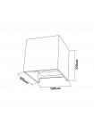 Світильник фасадний Violux ECLIPSE-S 12W 3000-6500K 530Lm ІР65 чорний ( 500560 )