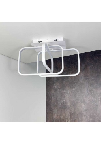 Світильник LED smart FIGARO +пульт 90W 3000-5000K IP20 білий Violux ( 220865 )