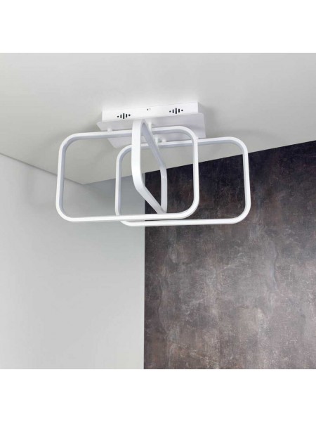 Світильник LED smart FIGARO +пульт 90W 3000-5000K IP20 білий Violux ( 220865 )
