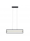 Світильник LED smart PRADA-P+пульт 90W 3000-5000K IP20 прямокутник чорно-золотий Violux ( 220745 )