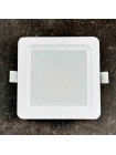 Світильник LED даунлайт Violux ALUMIN 9W 4200K квадрат IP20 ( 121260 )