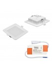 Світильник LED даунлайт Violux ALUMIN 9W 4200K квадрат IP20 ( 121260 )
