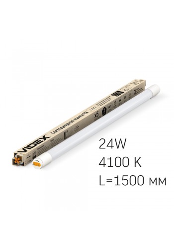 LED лампа VIDEX T8 24W 1.5M 4100K матова VL-T8-24154 - 293752