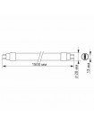LED лампа VIDEX T8 24W 1.5M 4100K матова VL-T8-24154 - 293752