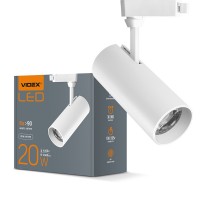 LED світильник трековий VIDEX 20W 4100K білий VL-TR04-204W - 299402