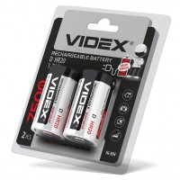 Акумулятори Videx HR20/D 7500mAh double blister/2шт HR20/7500/2DB - 294780