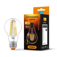LED лампа VIDEX Filament A60F 10W E27 4100K VL-A60F-10274 - 299099