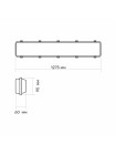 LED світильник лінійний IP65 під лампу T8 TITANUM 1.2М 220В TL-BNW-T8122 - 483568