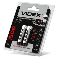 Акумулятори Videx HR6/AA 1500mAh double blister/2шт HR6/1500/2DBB - 291833