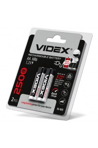 Акумулятори Videx HR6/AA 2500mAh double blister/2шт HR6/2500/2DB - 291802