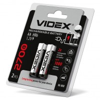 Акумулятори Videx HR6/AA 2700mAh double blister/2шт HR6/2700/2DB - 291819