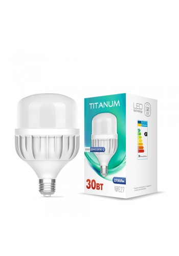 LED лампа TITANUM A100 30W E27 6500К TL-HA100-30276 - 480598