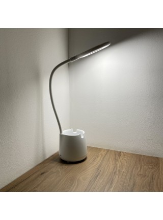 Настільна лампа з акумулятором LED BASKET 6W 4200К біла Violux ( 540004​ )