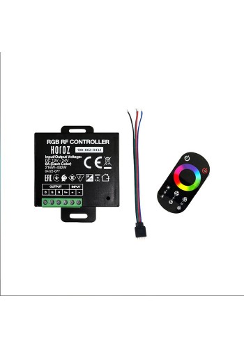 Контролер RGB для стрічки LED 216-432W 12V-24V IP20 6A HOROZ ELECTRIC 100-002-0432-010