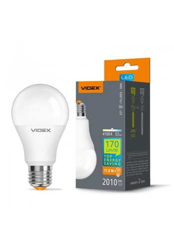 LED лампа VIDEX A60h 11.8W E27 4100K VL-A60h-11274 - 487290