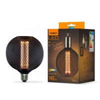 LED лампа VIDEX Filament VL-DBMC125150 4W E27 1800K Black Chainmail style VL-DBMC125150 - 484381