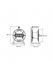 Котушка з кабелем NEW 20м з заземленням HOROZ ELECTRIC 310-020-101