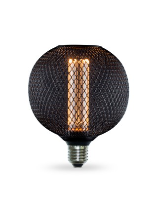 LED лампа VIDEX Filament VL-DBMC125150 4W E27 1800K Black Chainmail style VL-DBMC125150 - 484381