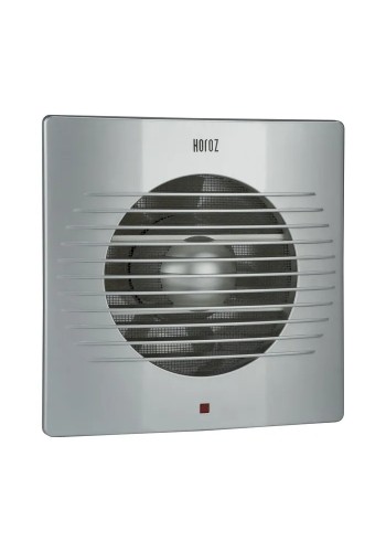 Вентилятор 12W (10 см) срібло HOROZ ELECTRIC 500-040-100