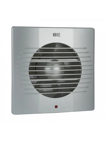 Вентилятор 12W (10 см) срібло HOROZ ELECTRIC 
500-040-100