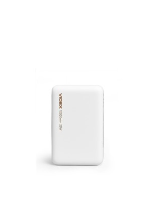 Повербанк з бездротовою зарядкою 10000mAh VIDEX VPB-331 PD20W White VPB-331-W - 486590