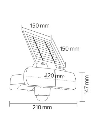 Світлодіодний світильник вуличний ARMOR-8 HOROZ ELECTRIC 
072-001-0008-010