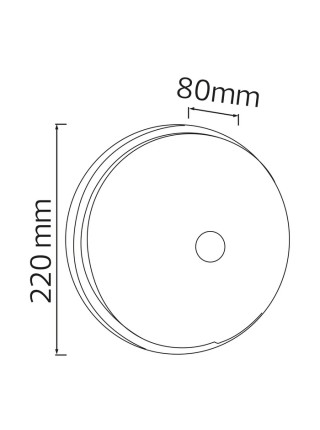 Світлодіодний світильник потолочний з датчиком руху BOLKAR-20 HOROZ ELECTRIC 
071-014-0020-030