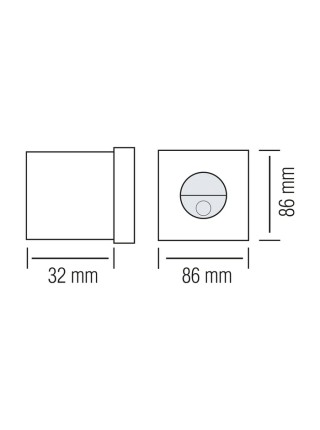 Світлодіодний світильник сходовий GOLD 3W (з датчиком) HOROZ ELECTRIC 
079-025-0003-010