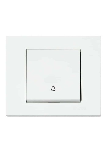 Кнопка дзвінка біла GRANO OVIVO 400-010200-207