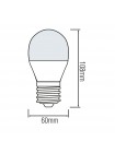 Cвітлодіодна лампа PREMIER-8 8W E27 3000К HOROZ ELECTRIC 001-006-0008-023