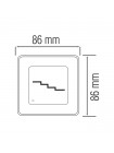 Світлодіодний світильник сходовий QUARTZ (з датчиком) HOROZ ELECTRIC 079-027-0002-010