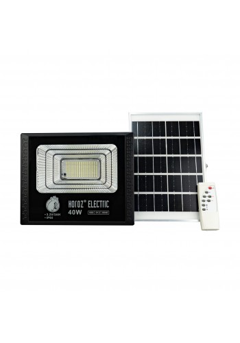 Прожектор світлодіодний з сонячною панеллю TIGER-40 40W 6400K HOROZ ELECTRIC 068-012-0040-010