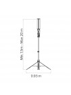 Стійка з прожекторами TOWER 2х40W HOROZ ELECTRIC 107-002-0080-010