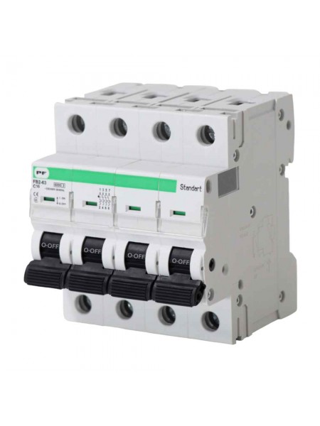 Автоматичний вимикач Промфактор FB2-63 4Р C16 ( FB2C4016 )