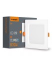 LED світильник Back вбудований квадрат VIDEX 9W 5000K VL-DLBS-095 - 487313