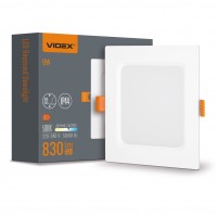 LED світильник Back вбудований квадрат VIDEX 9W 5000K VL-DLBS-095 - 487313