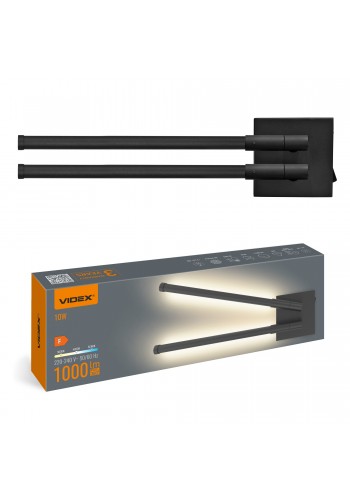 LED світильник настінний VIDEX WL042 10W 3000-4000-6000K Black VL-WL042-10CB - 400028