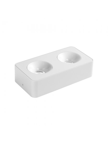 Світильник точковий накладний SIDNEY-2L 20W 4000K IP20 білий Violux ( 330461 )