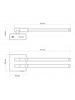 LED світильник настінний VIDEX WL042 10W 3000-4000-6000K Black VL-WL042-10CB - 400028
