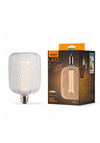 LED лампа VIDEX Filament VL-DWMC100162 4W E27 1800K White Chainmail style VL-DWMC100162 - 484558