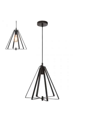 Світильник підвісний MAXWELL Е27 чорний HOROZ ELECTRIC 021-012-0001-010